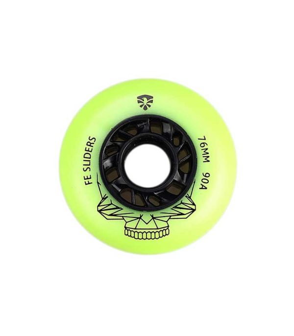 Ruedas Flying Eagle Sliders 76mm 90a verde