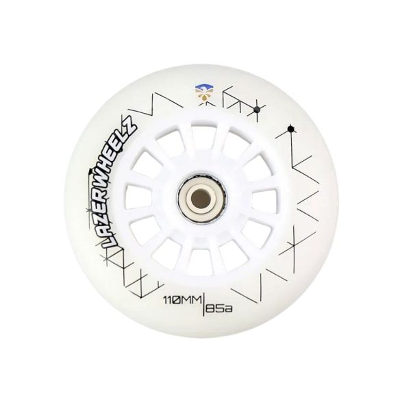 Ruedas Lazer Flying Eagle 110mm 85a blanco