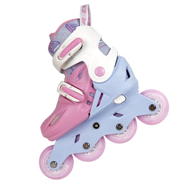 Patín + protección y casco Cougar Infantil - MZS 889 PS QS Pink - Imagen 5