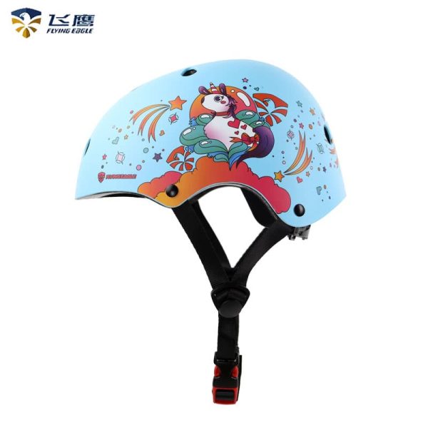 Casco Flying Eagle Pro Skate Celeste