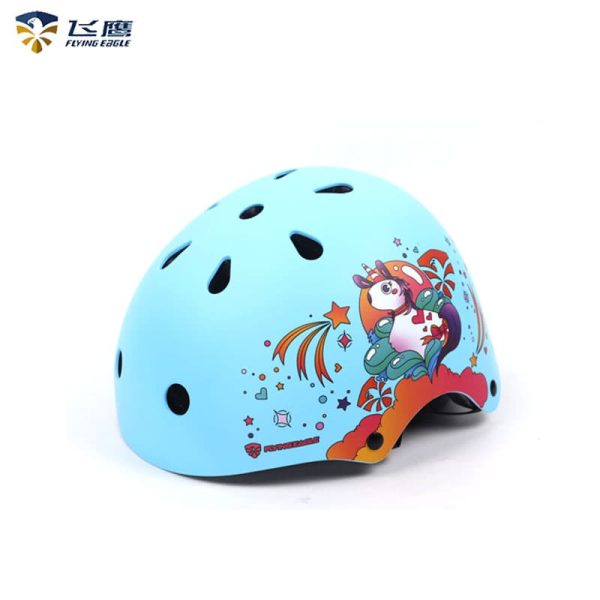 Casco Flying Eagle Pro Skate Celeste - Imagen 2