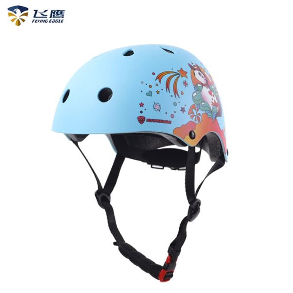 Casco Flying Eagle Pro Skate Celeste - Imagen 3