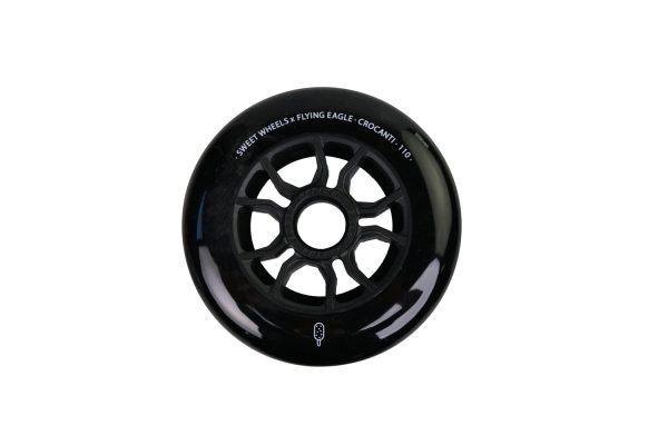 Ruedas Flying Eagle Sweet Wheels Crocanti 110mm Negra
